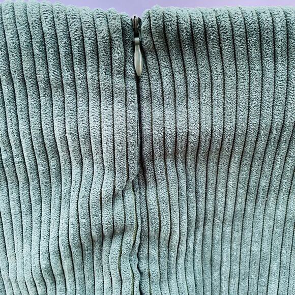 Lulus High Class Emerald Green Corduroy Mini Skirt - Picture 5 of 8
